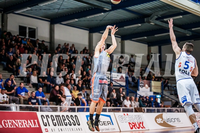 Basketball, ABL 2018/19, Grunddurchgang 5.Runde, Oberwart Gunners, Fürstenfeld Panthers, Filip Mileta (14)