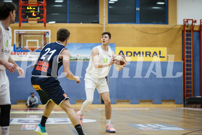 Basketball, Basketball Zweite Liga, Grunddurchgang 19.Runde, Basket Flames, BBC Nord Dragonz, Gabriel Stepan (10)