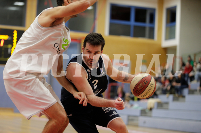 Basketball, Basketball Zweite Liga, Grunddurchgang 19.Runde, Basket Flames, BBC Nord Dragonz, Petar Cosic (2)