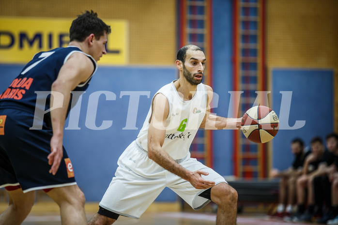 Basketball, Basketball Zweite Liga, Grunddurchgang 19.Runde, Basket Flames, BBC Nord Dragonz, Dominik Alturban (6)