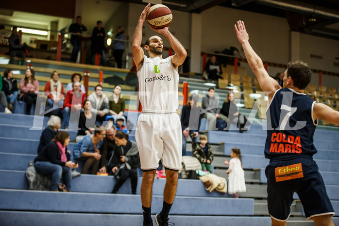 Basketball, Basketball Zweite Liga, Grunddurchgang 19.Runde, Basket Flames, BBC Nord Dragonz, Dominik Alturban (6)