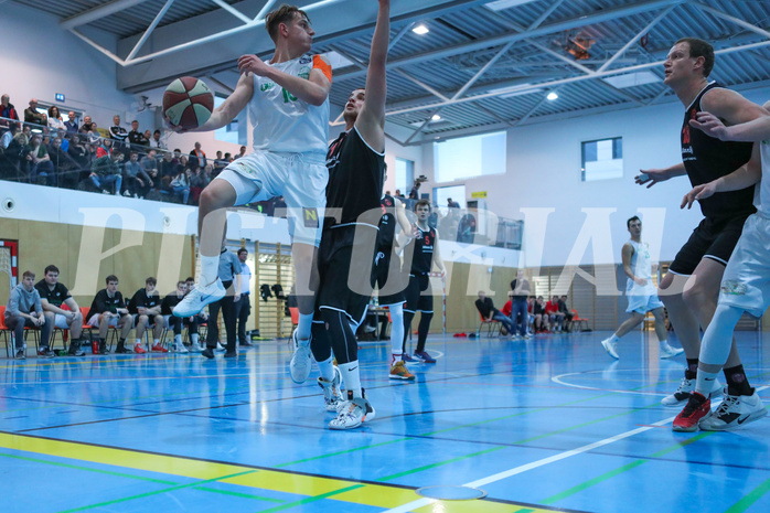 Basketball 2.Bundesliga 2019/20, Grunddurchgang 19.Runde Deutsch Wagram Aligators vs. Mistelbach Mustangs
