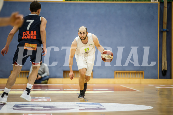 Basketball, Basketball Zweite Liga, Grunddurchgang 19.Runde, Basket Flames, BBC Nord Dragonz, Tobias Stadelmann (11)