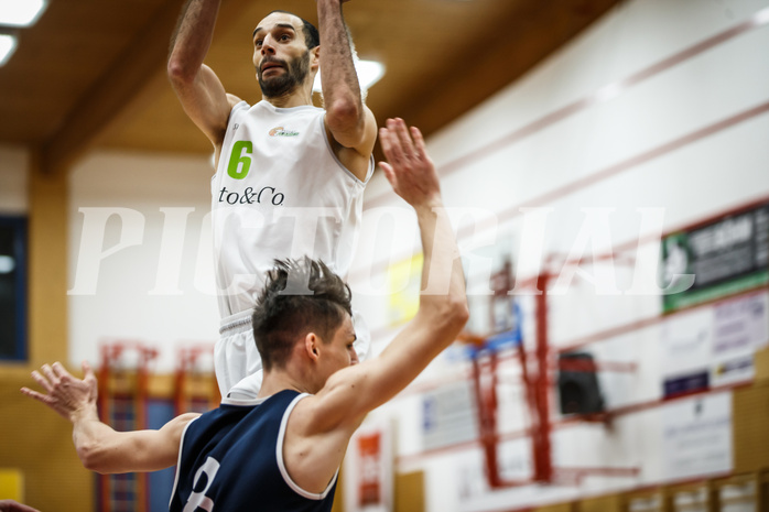 Basketball, Basketball Zweite Liga, Grunddurchgang 19.Runde, Basket Flames, BBC Nord Dragonz, Dominik Alturban (6)