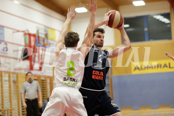 Basketball, Basketball Zweite Liga, Grunddurchgang 19.Runde, Basket Flames, BBC Nord Dragonz, Petar Cosic (2)