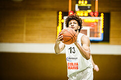 Basketball, Basketball Zweite Liga, Grunddurchgang 8.Runde, BBC Nord Dragonz, Mistelbach Mustangs, Kyran Jordan Mc Clure (13)