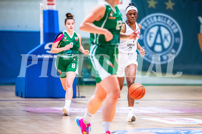 Basketball Basketball Damen Superliga 2021/22, Grunddurchgang 6.Runde Vienna D.C. Timberwolves vs. KOS
