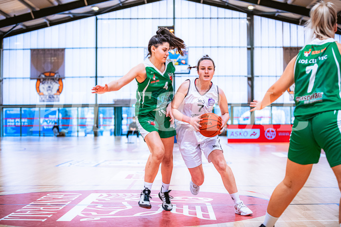 Basketball Basketball Damen Superliga 2021/22, Grunddurchgang 6.Runde Vienna D.C. Timberwolves vs. KOS
