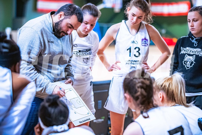 Basketball Basketball Damen Superliga 2021/22, Grunddurchgang 6.Runde Vienna D.C. Timberwolves vs. KOS
