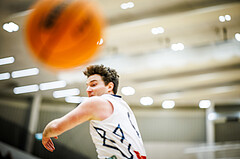 Basketball, Win2Day Superliga 2023/24, Grunddurchgang 13.Runde, Vienna Timberwolves, SKN St. Pölten, Philipp D'Angelo (9)