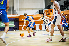 Basketball, Win2Day Superliga 2023/24, Grunddurchgang 13.Runde, Vienna Timberwolves, SKN St. Pölten, Janis Tomaschek (14)