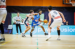 Basketball, Win2Day Superliga 2023/24, Grunddurchgang 13.Runde, Vienna Timberwolves, SKN St. Pölten, Michael Anthony Randolph Jr. (5)
