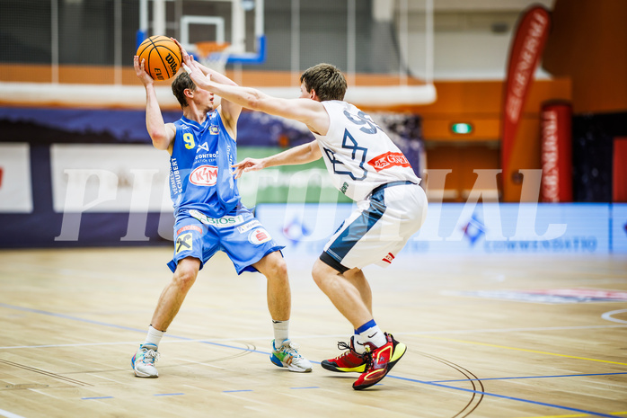 Basketball, Win2Day Superliga 2023/24, Grunddurchgang 13.Runde, Vienna Timberwolves, SKN St. Pölten, Roman Jagsch (9)