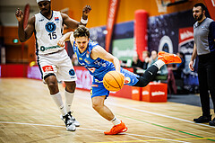 Basketball, Win2Day Superliga 2023/24, Grunddurchgang 13.Runde, Vienna Timberwolves, SKN St. Pölten, Felix Angerbauer (4)
