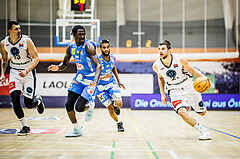Basketball, Win2Day Superliga 2023/24, Grunddurchgang 13.Runde, Vienna Timberwolves, SKN St. Pölten, Moritz Lanegger (21)