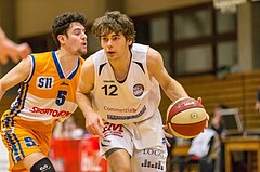 Basketball, 2.Bundesliga, Grunddurchgang 17.Runde, Mattersburg Rocks, BBU Salzburg, Felix REIMANN (12)