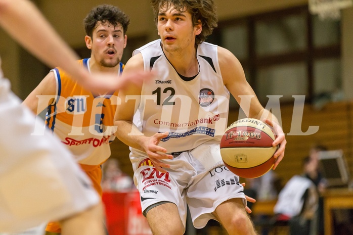 Basketball, 2.Bundesliga, Grunddurchgang 17.Runde, Mattersburg Rocks, BBU Salzburg, Felix REIMANN (12)