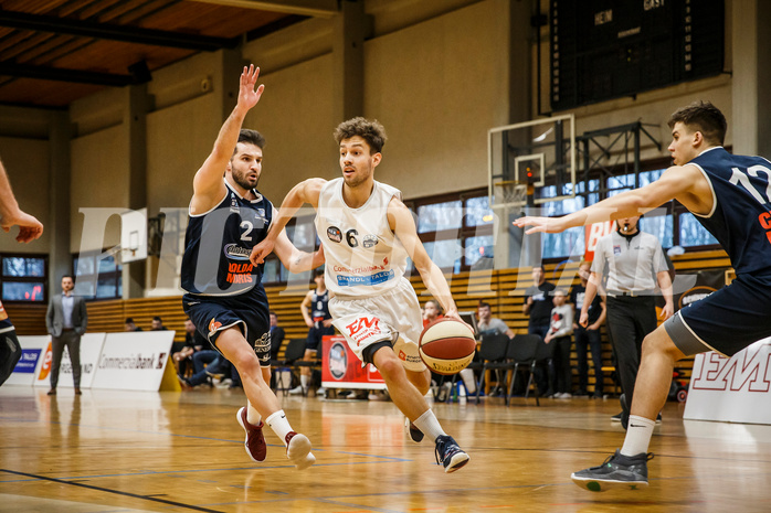 Basketball, Basketball Zweite Liga, Playoff: Viertelfinale 1. Spiel, Mattersburg Rocks, BBC Nord Dragonz, Jan NICOLI (6)