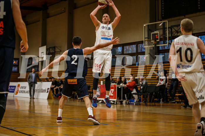 Basketball, Basketball Zweite Liga, Playoffs Viertelfinale 1. Spiel, Mattersburg Rocks, Mistelbach Mustangs, Corey HALLETT (13)