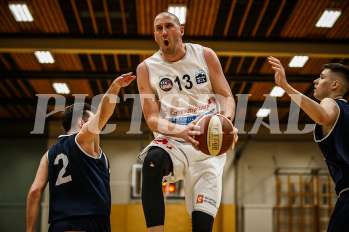 Basketball, Basketball Zweite Liga, Playoffs Viertelfinale 1. Spiel, Mattersburg Rocks, Mistelbach Mustangs, Corey HALLETT (13)