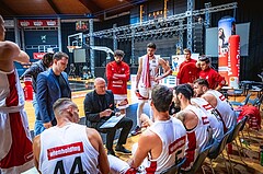 Basketball, Win2Day Superliga 2022/23, Grunddurchgang 1.Runde, Supercup, BC GGMT Vienna, Gmunden Swans, Aramis Naglic (Head Coach)