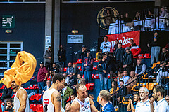Basketball, Win2Day Superliga 2022/23, Grunddurchgang 1.Runde, Supercup, BC GGMT Vienna, Gmunden Swans, Enis Murati (44), Anton Mirolybov (Head Coach)