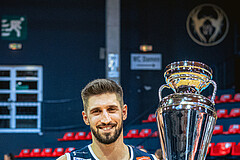 Basketball, Win2Day Superliga 2022/23, Grunddurchgang 1.Runde, Supercup, BC GGMT Vienna, Gmunden Swans, Daniel Friedrich (6)