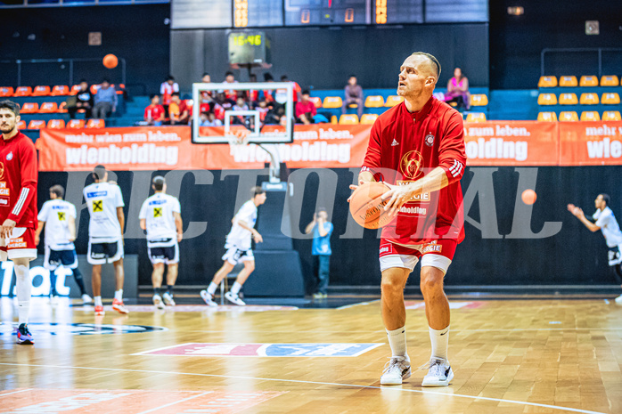 Basketball, Win2Day Superliga 2022/23, Grunddurchgang 1.Runde, Supercup, BC GGMT Vienna, Gmunden Swans, Enis Murati (44)