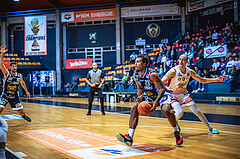 Basketball, Win2Day Superliga 2022/23, Grunddurchgang 1.Runde, Supercup, BC GGMT Vienna, Gmunden Swans, Dwayne Lautier-Ogunleye (23)