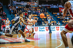 Basketball, Win2Day Superliga 2022/23, Grunddurchgang 1.Runde, Supercup, BC GGMT Vienna, Gmunden Swans, Enis Murati (44)