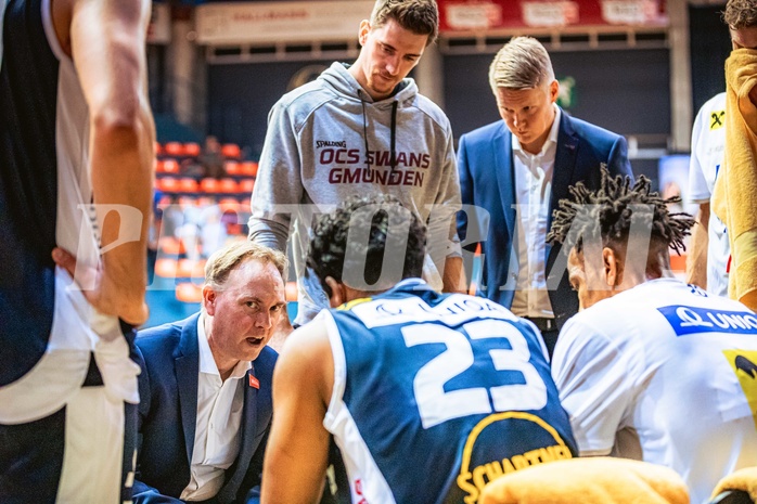 Basketball, Win2Day Superliga 2022/23, Grunddurchgang 1.Runde, Supercup, BC GGMT Vienna, Gmunden Swans, Anton Mirolybov (Head Coach)