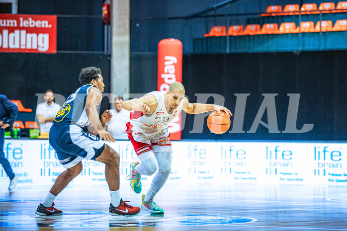 Basketball, Win2Day Superliga 2022/23, Grunddurchgang 1.Runde, Supercup, BC GGMT Vienna, Gmunden Swans, Stefan Savic (13)
