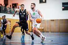 Basketball, Basketball Zweite Liga 2023/24, Grunddurchgang 14.Runde, Deutsch Wagram Alligators, Vienna United, Matej Drgon (18)