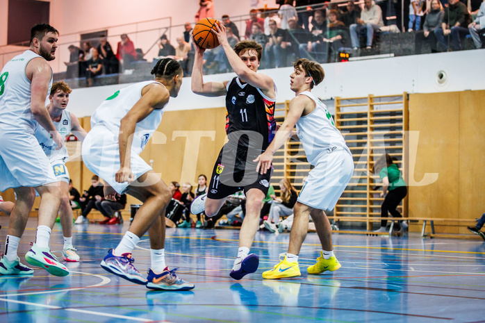 Basketball, Basketball Zweite Liga 2023/24, Grunddurchgang 14.Runde, Deutsch Wagram Alligators, Vienna United, Marius Witzmann (11)