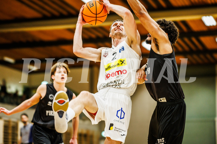 Basketball, Basketball Zweite Liga 2023/24, Grunddurchgang 14.Runde, Mattersburg Rocks, Wörthersee Piraten, Evgenios Sergienko (2)