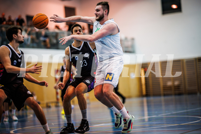 Basketball, Basketball Zweite Liga 2023/24, Grunddurchgang 14.Runde, Deutsch Wagram Alligators, Vienna United, Matej Drgon (18)