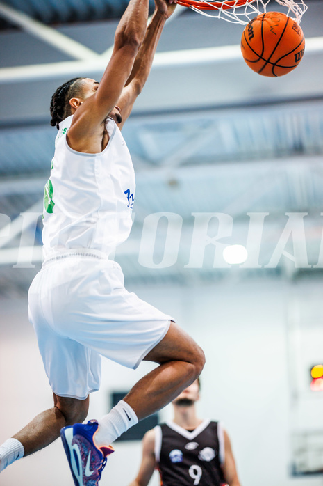 Basketball, Basketball Zweite Liga 2023/24, Grunddurchgang 14.Runde, Deutsch Wagram Alligators, Vienna United, Philip Konate (16)