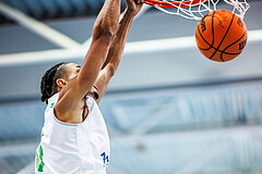 Basketball, Basketball Zweite Liga 2023/24, Grunddurchgang 14.Runde, Deutsch Wagram Alligators, Vienna United, Philip Konate (16)