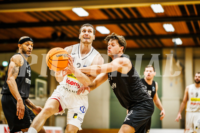 Basketball, Basketball Zweite Liga 2023/24, Grunddurchgang 14.Runde, Mattersburg Rocks, Wörthersee Piraten, Evgenios Sergienko (2)