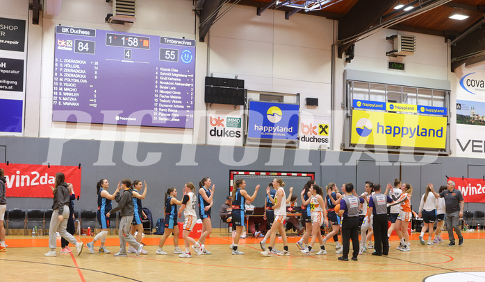 Basketball Damen Superliga 2023/24, Grunddurchgang 9.Runde BK Duchess Klosterneuburg vs. Vienna Timberwolves


