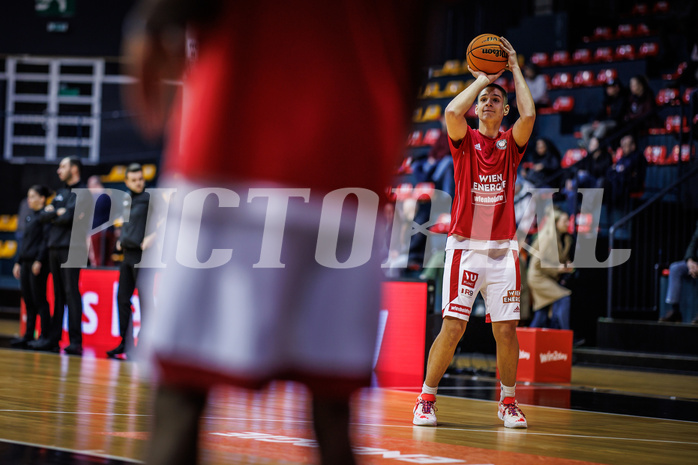 Basketball, Win2Day Superliga 2023/24, Grunddurchgang 18.Runde, BC Vienna, Klosterneuburg Dukes, Aron Stazic (21)