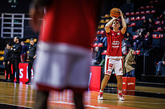 Basketball, Win2Day Superliga 2023/24, Grunddurchgang 18.Runde, BC Vienna, Klosterneuburg Dukes, Aron Stazic (21)