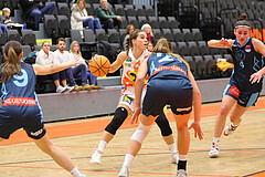 Basketball Damen Superliga 2023/24, Grunddurchgang 9.Runde BK Duchess Klosterneuburg vs. Vienna Timberwolves


