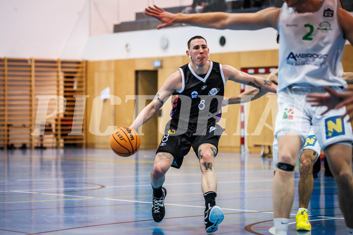 Basketball, Basketball Zweite Liga 2023/24, Grunddurchgang 14.Runde, Deutsch Wagram Alligators, Vienna United, Philipp Germ (8)