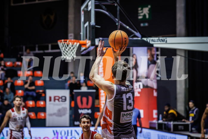 Basketball, Win2Day Superliga 2023/24, Grunddurchgang 18.Runde, BC Vienna, Klosterneuburg Dukes, Lukas Reichle (13)