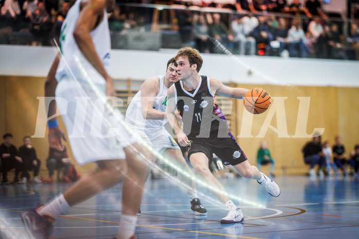 Basketball, Basketball Zweite Liga 2023/24, Grunddurchgang 14.Runde, Deutsch Wagram Alligators, Vienna United, Marius Witzmann (11)