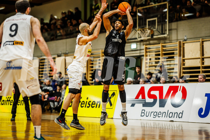 Basketball, Basketball Zweite Liga 2023/24, Grunddurchgang 14.Runde, Mattersburg Rocks, Wörthersee Piraten, Shawn L. Ray (6)