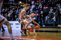 Basketball, Win2Day Superliga 2023/24, Grunddurchgang 18.Runde, BC Vienna, Klosterneuburg Dukes, Mustafa Hassan Zadeh (1)