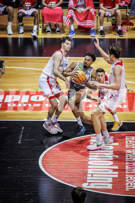 Basketball, Win2Day Superliga 2023/24, Grunddurchgang 18.Runde, BC Vienna, Klosterneuburg Dukes, Michael Weathers (20)