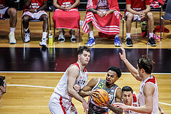Basketball, Win2Day Superliga 2023/24, Grunddurchgang 18.Runde, BC Vienna, Klosterneuburg Dukes, Michael Weathers (20)